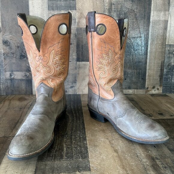 Double H 1537 Buckaroo Tall Western Cowboy Boots Mens 13 D - Picture 8 of 12